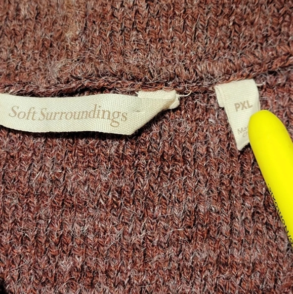 Soft Surroundings Women's Cardigan Vest Size: XL Petite - Picture 5 of 10